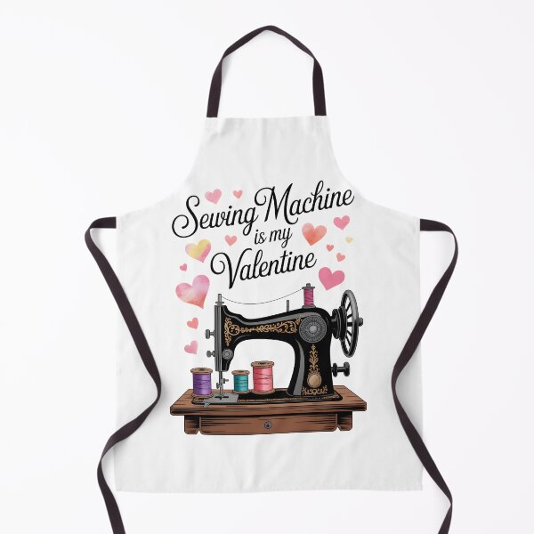 Item preview, Sewing Machine is My Valentine Love of Sewing designed and sold by AleksandraJac05.