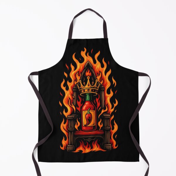 Item preview, King Hot Sauce On The Throne designed and sold by ThoughtsInTheOpen.
