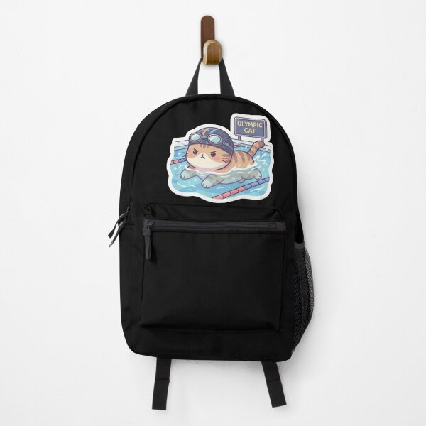 Item preview, Pro Swimmer Cat – Kawaii Pool Athlete designed and sold by Simple Graphics.