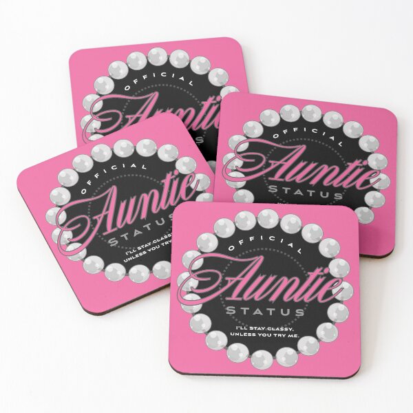 Item preview, Auntie Status (pink) designed and sold by Kipepeo Design Ltd..