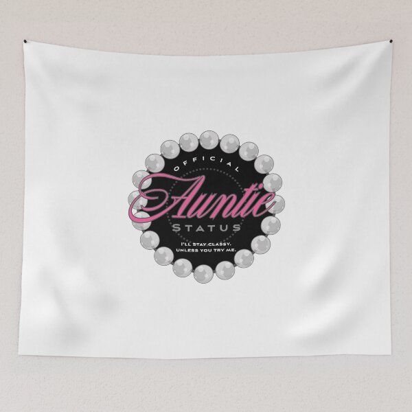 Item preview, Auntie Status (pink) designed and sold by Kipepeo Design Ltd..