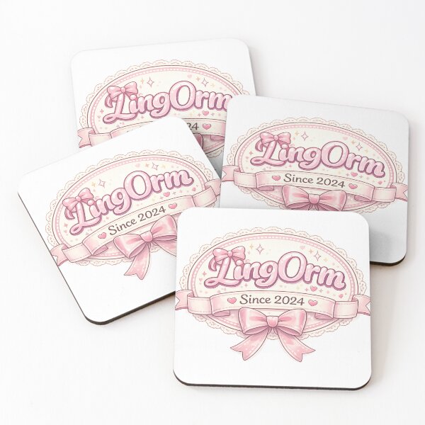 Item preview, LingOrm Since 2024 Coquette Ribbon Badge – Girly Thai GL Fandom designed and sold by Item Geeks.