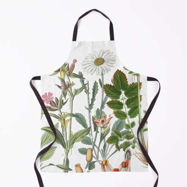 Item preview, Vintage Botanical Wildflowers - Pink and white Meadow Floral Illustration designed and sold by Mad-by-The-O.