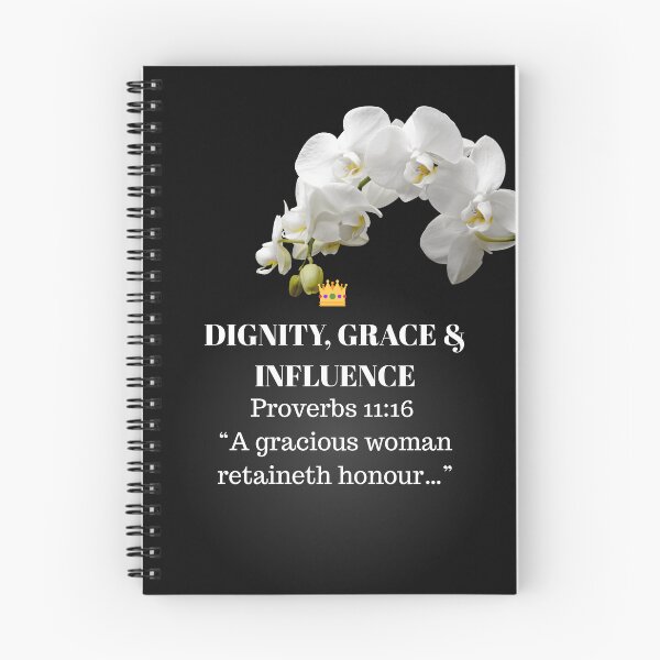 Item preview, Dignity & Grace Proverbs 11:16 designed and sold by TheProverbsMom.