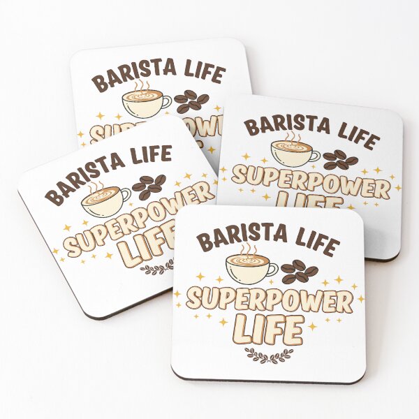 Item preview, Barista Life = Superpower Life Shirt – Funny Coffee Lover & Barista Tee designed and sold by Muzgle.