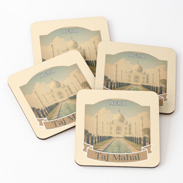 Item preview, Taj Mahal Agra - Vintage India Travel Illustration designed and sold by KaBaRen.