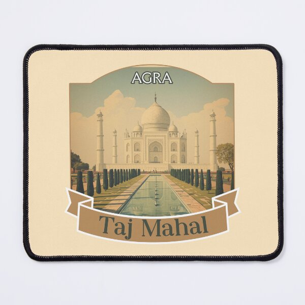 Item preview, Taj Mahal Agra - Vintage India Travel Illustration designed and sold by KaBaRen.