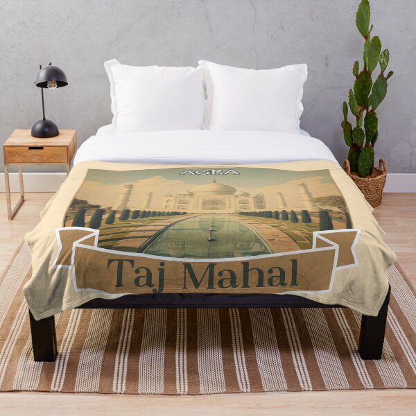 Item preview, Taj Mahal Agra - Vintage India Travel Illustration designed and sold by KaBaRen.