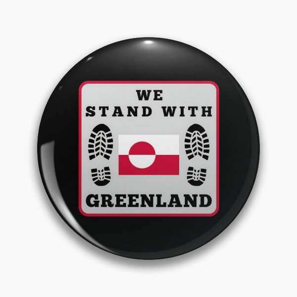 Item preview, WE STAND WITH GREENLAND designed and sold by fetch-it-studio.