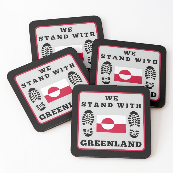 Item preview, WE STAND WITH GREENLAND designed and sold by fetch-it-studio.