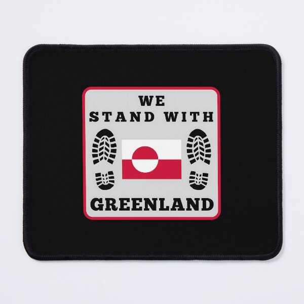 Item preview, WE STAND WITH GREENLAND designed and sold by fetch-it-studio.