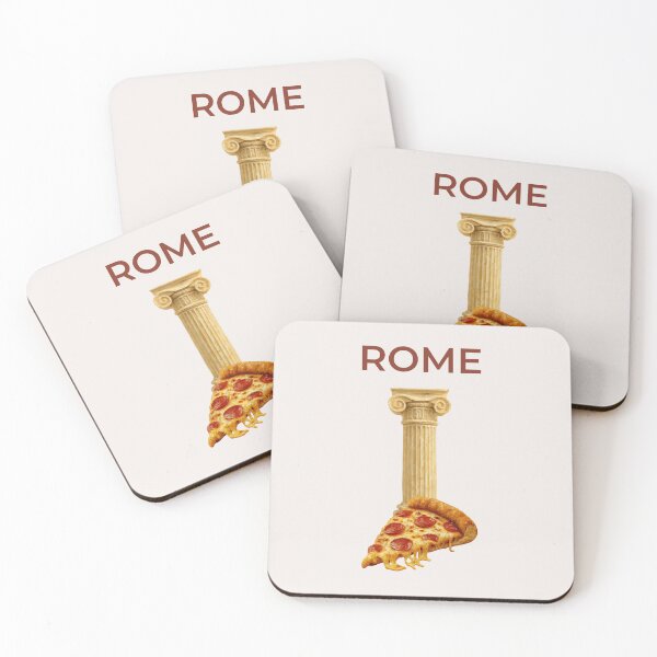 Item preview, Rome City Vibes Pizza and Roman Column designed and sold by Inkworksbyshery.