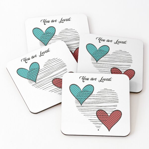 Item preview, You Are Loved – Heartfelt Valentine’s Day Heart Design designed and sold by SimoesArtistry.