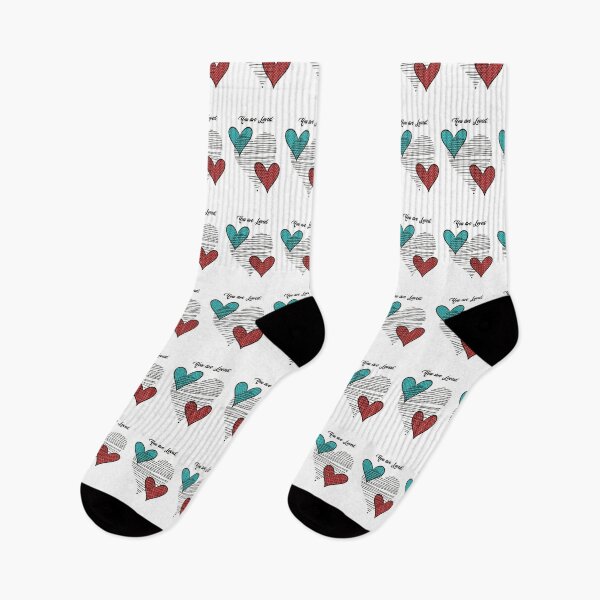 Item preview, You Are Loved – Heartfelt Valentine’s Day Heart Design designed and sold by SimoesArtistry.