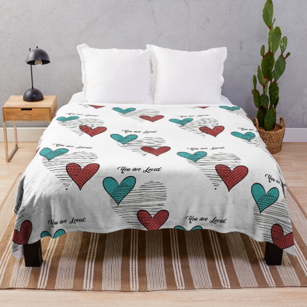 Item preview, You Are Loved – Heartfelt Valentine’s Day Heart Design designed and sold by SimoesArtistry.