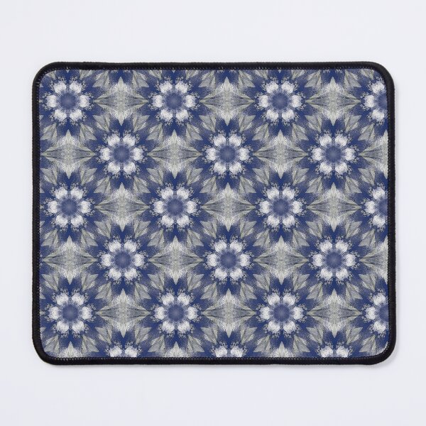 Item preview, Decorative Boho Floral Mandala Pattern in Blue designed and sold by Artistestella.
