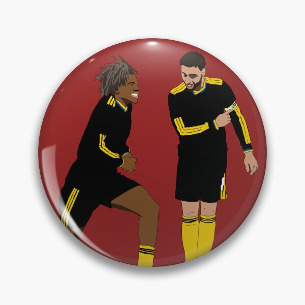 Item preview, Patrick Dorgu Bruno Fernandes Goal Celebration Minimalist designed and sold by Hevding.