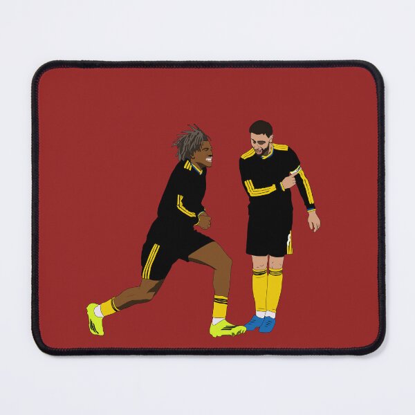 Item preview, Patrick Dorgu Bruno Fernandes Goal Celebration Minimalist designed and sold by Hevding.