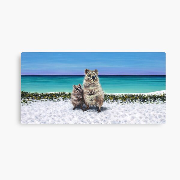 Quokka and Joey Canvas Print