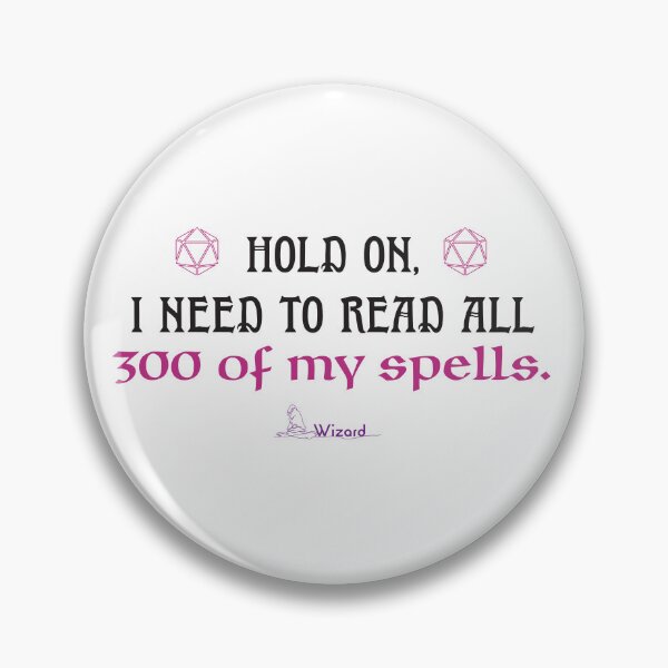 Item preview, DnD Wizard Humor Quote designed and sold by SigilTheory.