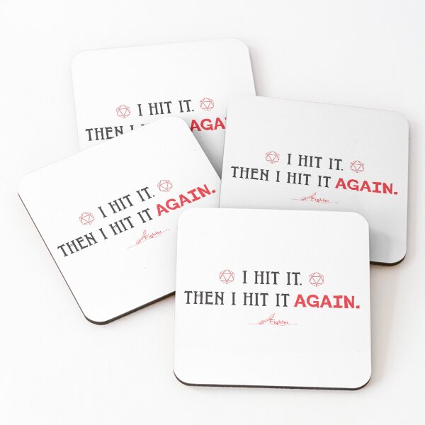 Item preview, DnD Fighter Humor Quote designed and sold by SigilTheory.