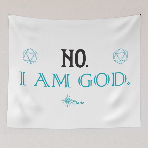 Item preview, DnD Cleric Humor Quote designed and sold by SigilTheory.