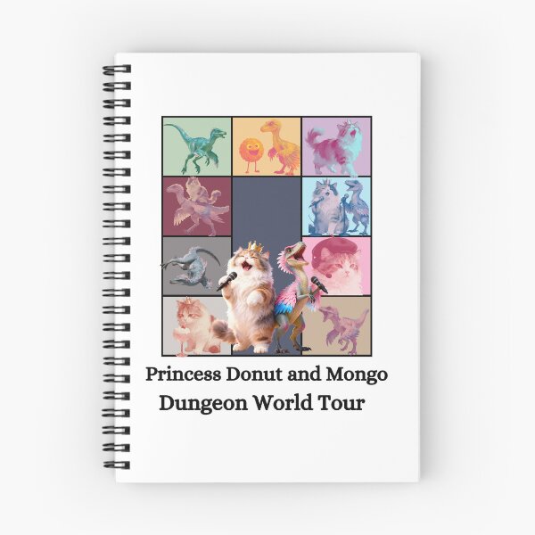 Item preview, Princess Donut and Mongo Dungeon World Tour  designed and sold by LittleGreenChaos.