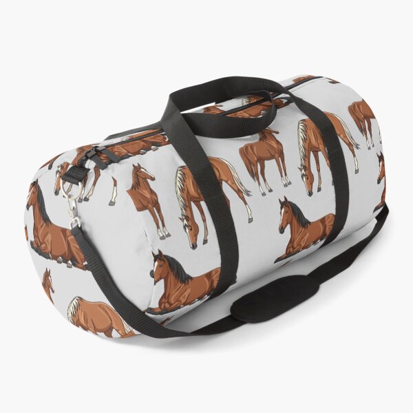 Item preview, Retro Style Chestnut Horse Print designed and sold by Post Haste Art.