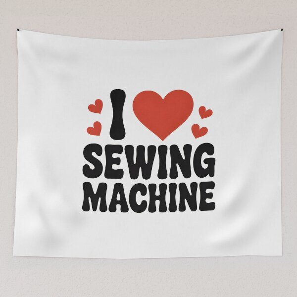 Item preview, I Love Sewing Machine  Love of Sewing designed and sold by AleksandraJac05.