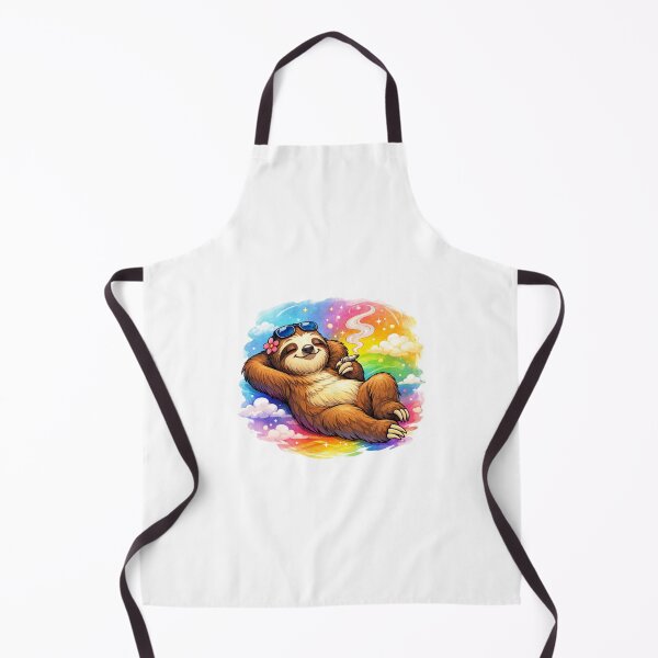 Item preview, relaxed smoking sloth designed and sold by Nasihasi.