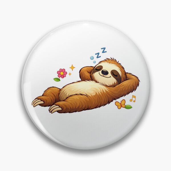 Item preview, sleeping sloth designed and sold by Nasihasi.