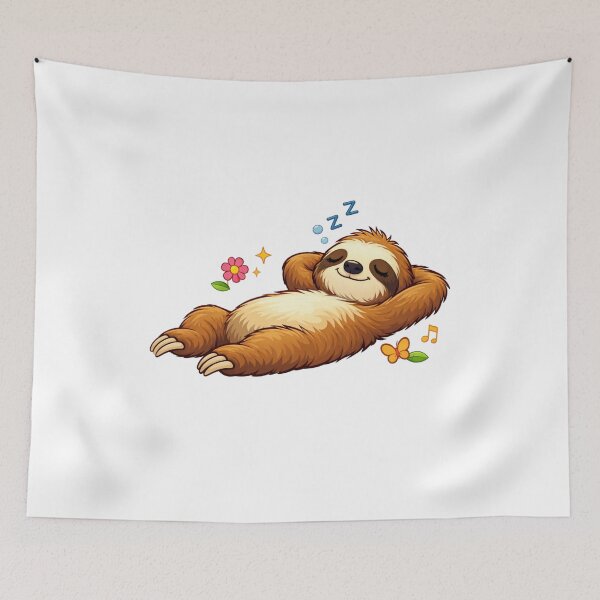 Item preview, sleeping sloth designed and sold by Nasihasi.