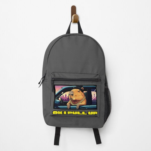 Item preview, Chill Capybara in Car - OK I Pull Up Meme Design designed and sold by Zayavca.