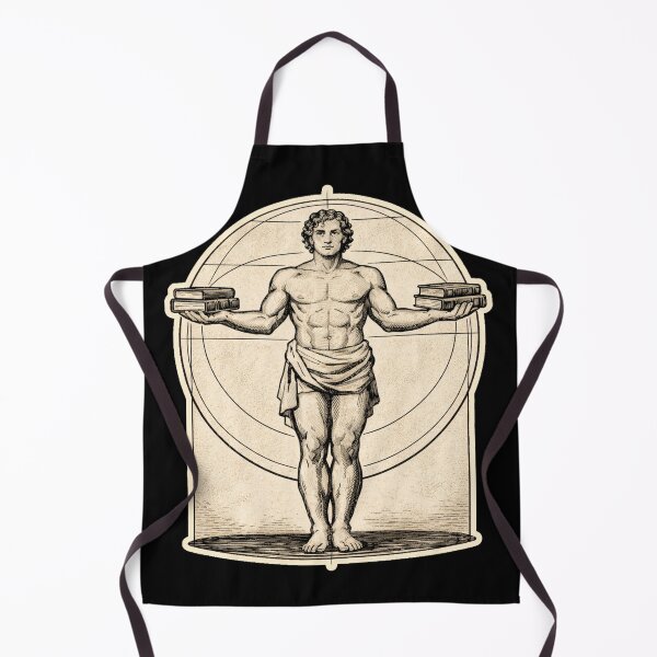 Item preview, Dark Academia Engravings – Vitruvian Scholar of Knowledge – Gift for Book Lovers • Vintage Engraving • Dark Academia Art designed and sold by JacobKAurumhead.