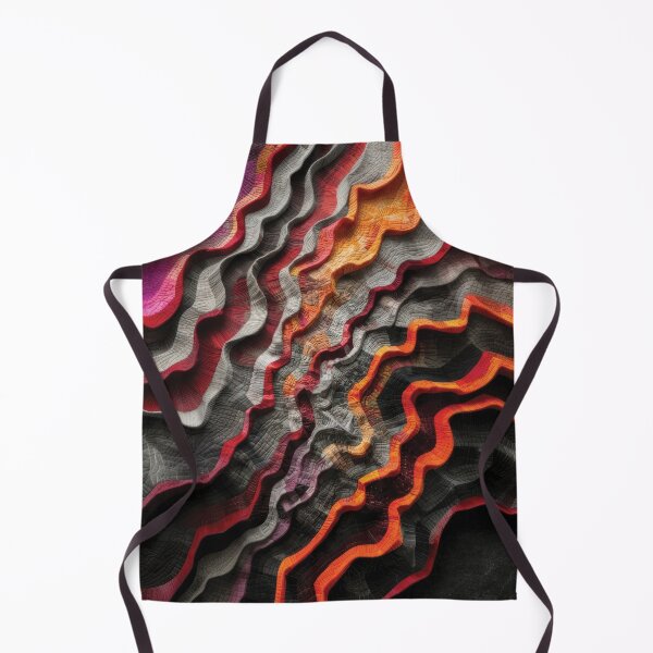 Item preview, Molten Paper Waves - Abstract Textured Art designed and sold by B-Russ-Stuff.