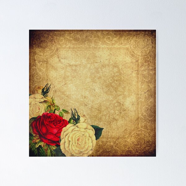 Item preview, Parchment rose bouquet designed and sold by Mysteriaprint.