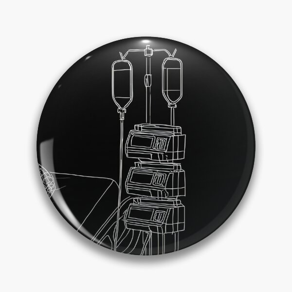 Item preview, ICU Patient Wireframe Illustration designed and sold by drmekcrafts.