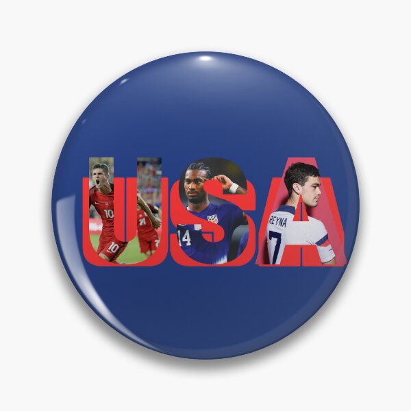 Item preview, USA Soccer Cristian Pulisic, Haji Wright, Gio Reyna designed and sold by Hevding.
