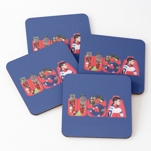 Item preview, USA Soccer Cristian Pulisic, Haji Wright, Gio Reyna designed and sold by Hevding.
