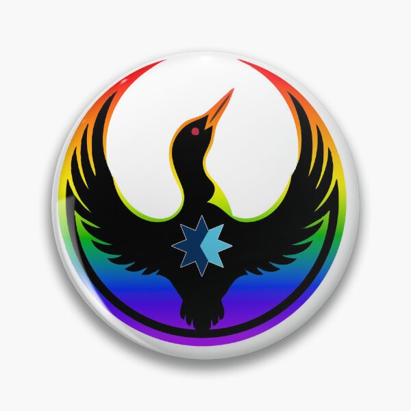 Item preview, Black Loon - Minnesota Rebel Alliance - Pride v2 designed and sold by Chris-Chris.