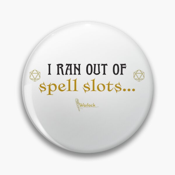 Item preview, DnD Warlock Humor Quote designed and sold by SigilTheory.