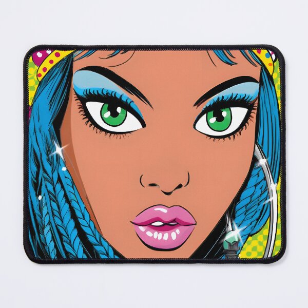 Item preview, Vibrant Portrait of a Fashionable Young Woman designed and sold by Artessie.