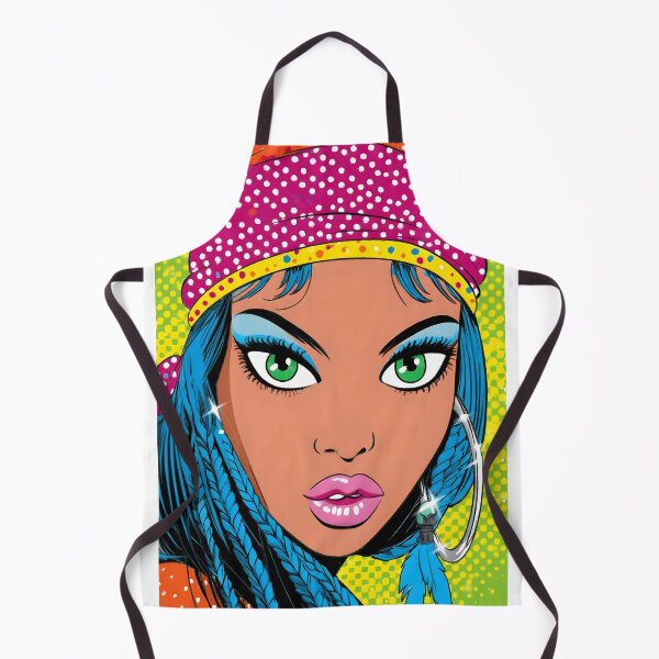 Item preview, Vibrant Portrait of a Fashionable Young Woman designed and sold by Artessie.