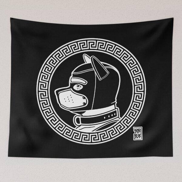 Item preview, PUPPY LIKES GREECE - Black and white designed and sold by bobobear.