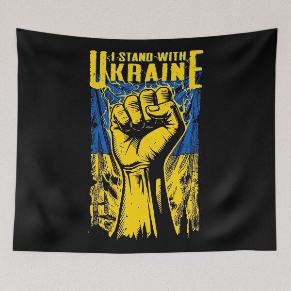 Item preview, Ukraine Resistance Raised Fist Solidarity Design designed and sold by sXe-art.