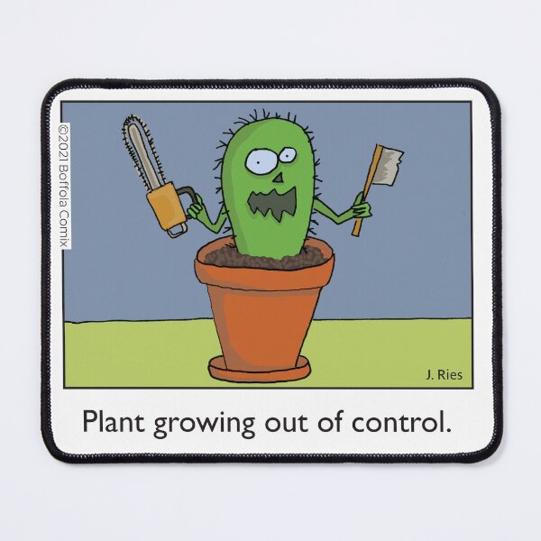 Item preview, Exercise caution when growing plants. designed and sold by Boffola Comix Merch.