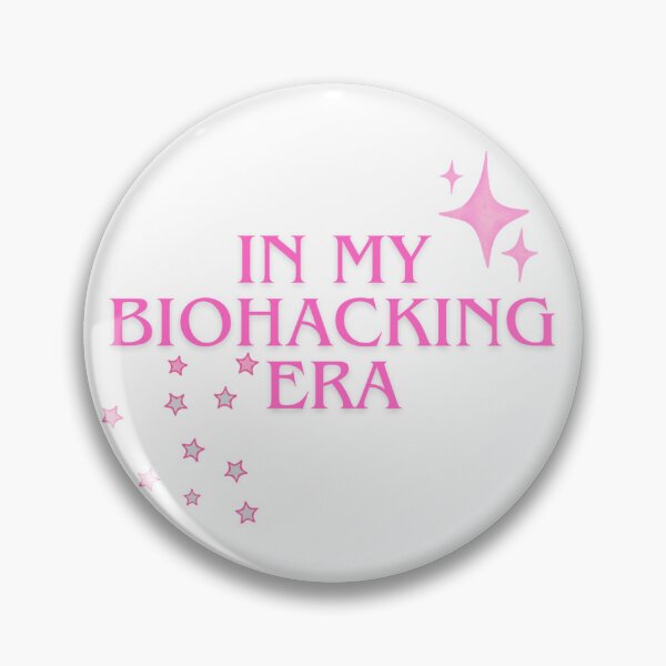 Item preview, In My Biohacking Era - Cute Biohacker Sticker designed and sold by Stickers For Hackers.