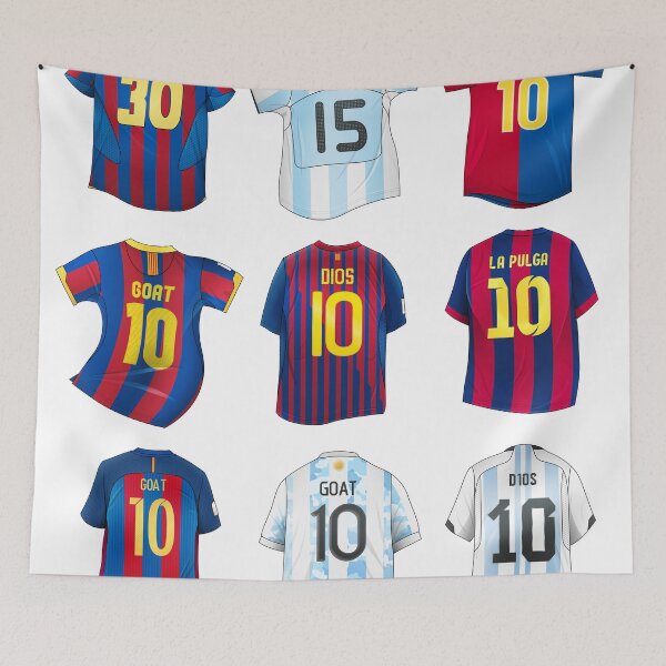 Item preview, Messi Era Football Jerseys designed and sold by fabiand1927.