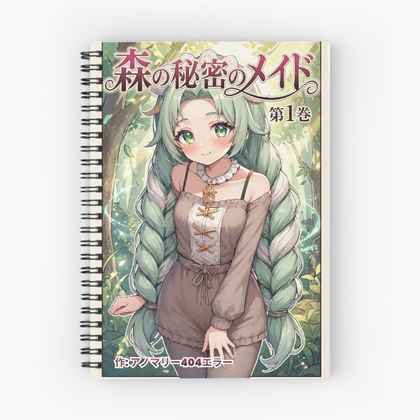Item preview, Notebook of Enchanted Forest – Maid of Mystery designed and sold by Anomaly 404 Error.