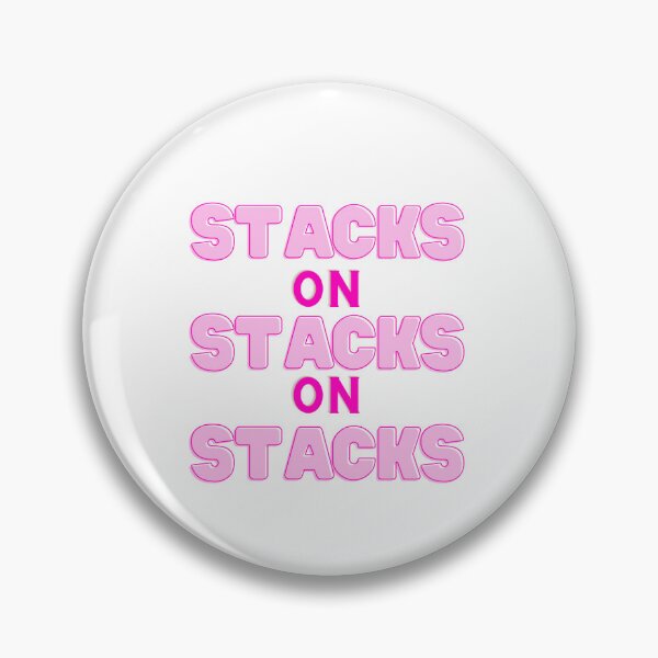 Item preview, Stacks on Stacks on Stacks - Biohacker Peptide Humor Sticker designed and sold by Stickers For Hackers.